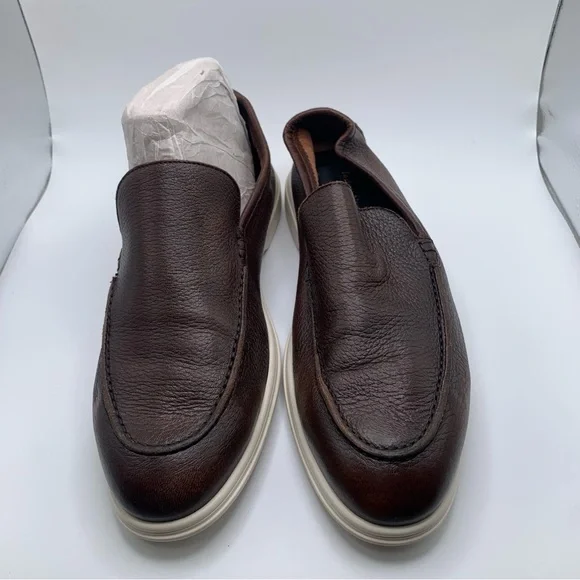 To Boot New York Forza brown leather loafers size 8 Mens 1624